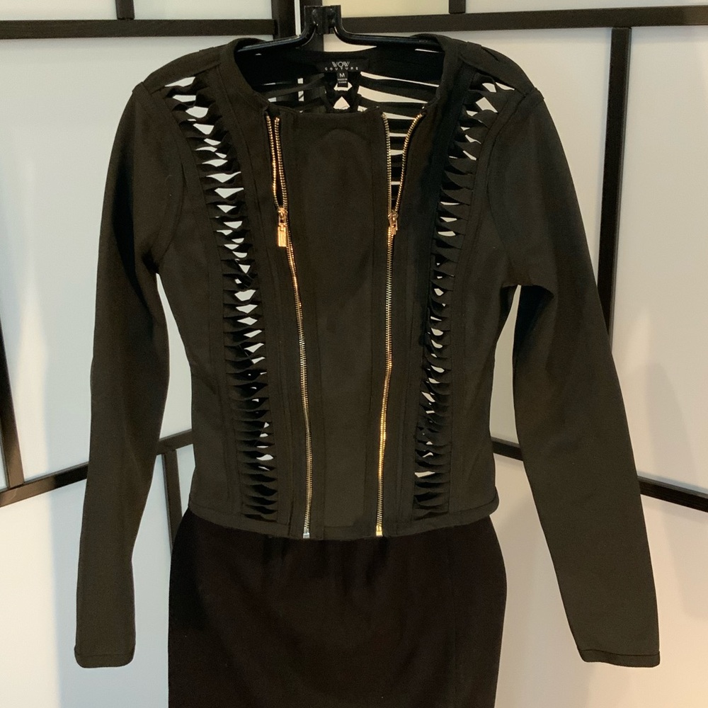 REDUCED! Beyond. Stretch Banded Jacket with Twists